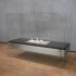 Freestanding bio ethanol burner with glass panels