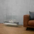 Freestanding bio ethanol burner with glass panels