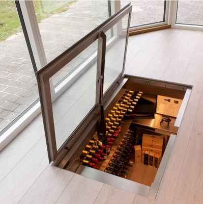 Wine cellar in floor 1000 bottles 